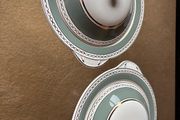 Vintage pair of Adams Micratec bowls with lids