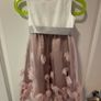 Beautiful pink and white occasion christening wedding party dress by monsoon 12-18 months Image 4