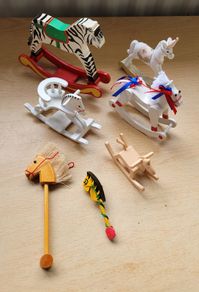 Dolls house nursery - Rocking horses or Hobby horse