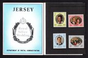 1972 Jersey Royal Silver Wedding of Queen Elizabeth II and Prince Philip Commemorative Stamps Presentation Pack