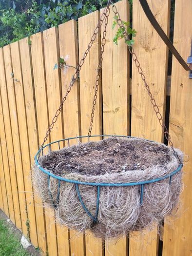Hanging flower pots and seeding boxes