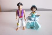 Disney Princess Toys, Posable Aladdin and Princess Jasmine Dolls