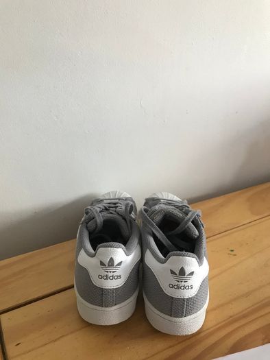 Grey adidas superstar