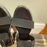 Flat black sandals wide fit Image 4