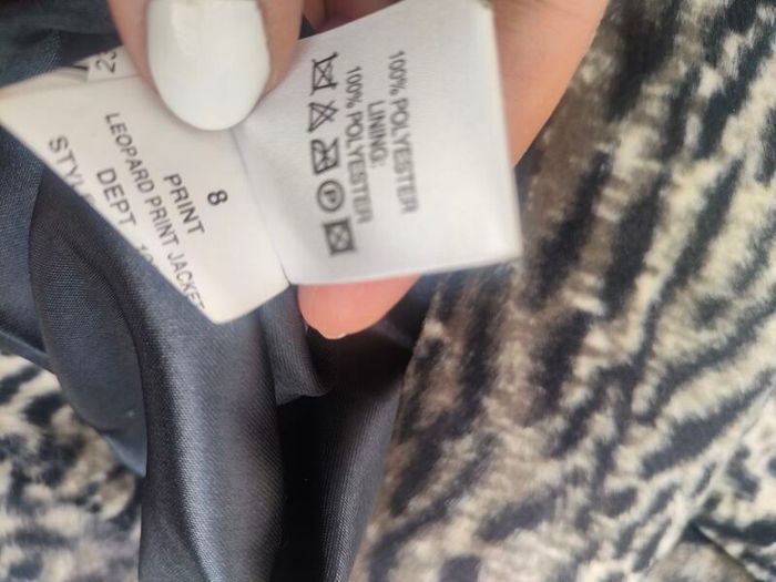 1950s style animal print Faux Fur jacket