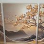 3 framed printed canvas 35x55cm each Image 6