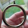 Curtain rings, golden colour Image 2