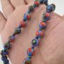 Antique Venetian Style Floral Glass Beads Necklace Image 7