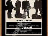 U2 Slane Castle 2001 concert poster with ticket reproduction print
