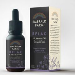 Brand new unopened Emerald Farm CBD oil Relax