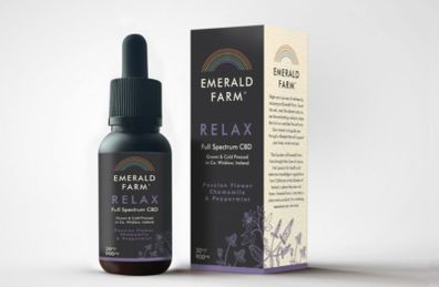 Brand new unopened Emerald Farm CBD oil Relax