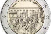 Malta 2 Euro Commemorative Coin 2012 - Majority Representation. Uncirculated.