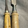 Vintage wood chisels Vintage wood chisels Wood Carving Tools Chisel Woodworking Cutter Hand Tool Sculptural Image 3