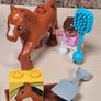 Lego Duplo Equestrian Horses Figures Rider Showjumping Image 4