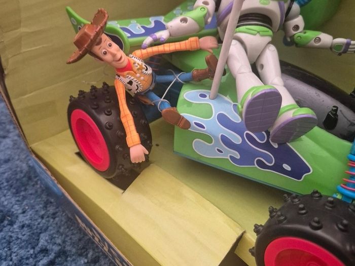 Disney Pixar Toy Story and Beyond Racing RC Car Woody Buzz Lightyear