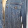 B.Young Blue Denim Jacket UK 16 Classic Casual Stretch Trucker Coat Image 2