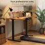 Electric Standing Desk, 120cm U Shaped Height Adjustable Desk with 3 Memory Smart Panels Image 3