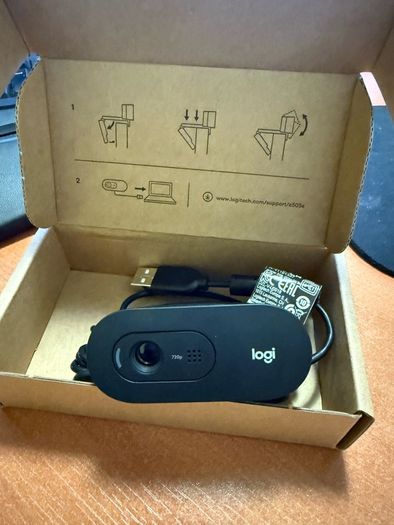 Logitech C505e Webcam - colour - 720p - fixed focal - audio - USB
