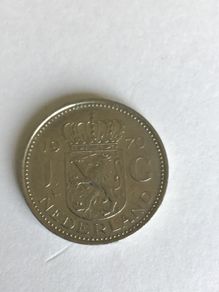 1970 Nederland coin 1 Guilder