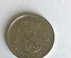 1970 Nederland coin 1 Guilder