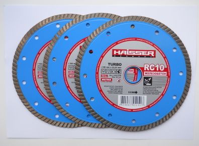 3 diamond blades 180mm , hole 22,23mm