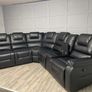 Axel Manual Leather Recliner Sofa Set Image 5