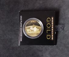 24K Gold Plated Australian Souvenir Coin/Medallion - Sydney Opera House