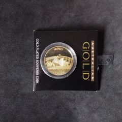 24K Gold Plated Australian Souvenir Coin/Medallion - Sydney Opera House