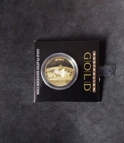 24K Gold Plated Australian Souvenir Coin/Medallion - Sydney Opera House