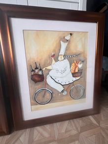 Set of framed prints