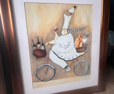 Set of framed prints