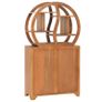 Cabinet with Yin Yang Shelf 70x30x130 cm Solid Teak Wood Image 6