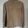 Suede Jacket Vintage 1990s A Wear Light Tan Size 14 Image 2