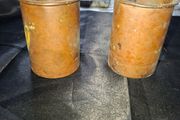 2 Antique Copper Containers, Postage Available