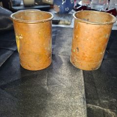 2 Antique Copper Containers, Postage Available
