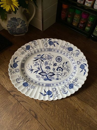 J & G Meakin Blue Nordic England Ironstone Platter