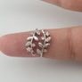 Beautiful Flower Desgin 925 Sterling Silver Ring Image 2