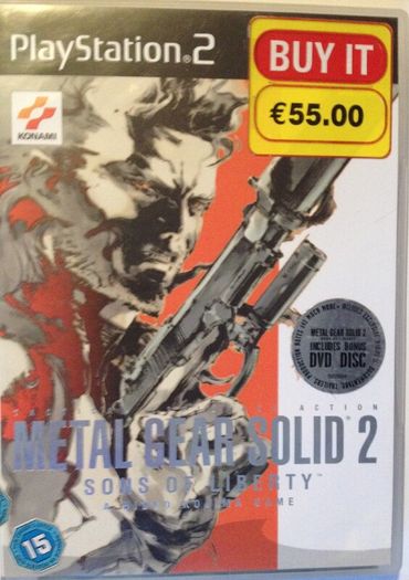 Metal Gear Solid 2: Sons of Liberty [2001] (Playstation 2 Game) [PAL]