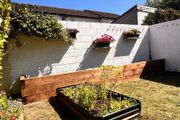 Raised Sleepers Garden Bed / Heavy Duty Retaining Wall