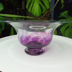Large Jerpoint Glass Studio Centerpiece Bowl