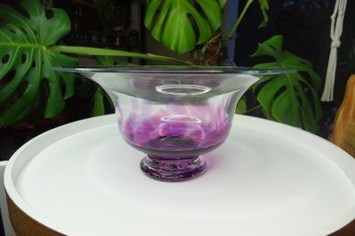 Large Jerpoint Glass Studio Centerpiece Bowl