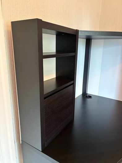 Ikea Micke Corner Desk with Shelves