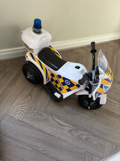 Police electric ride on bike
