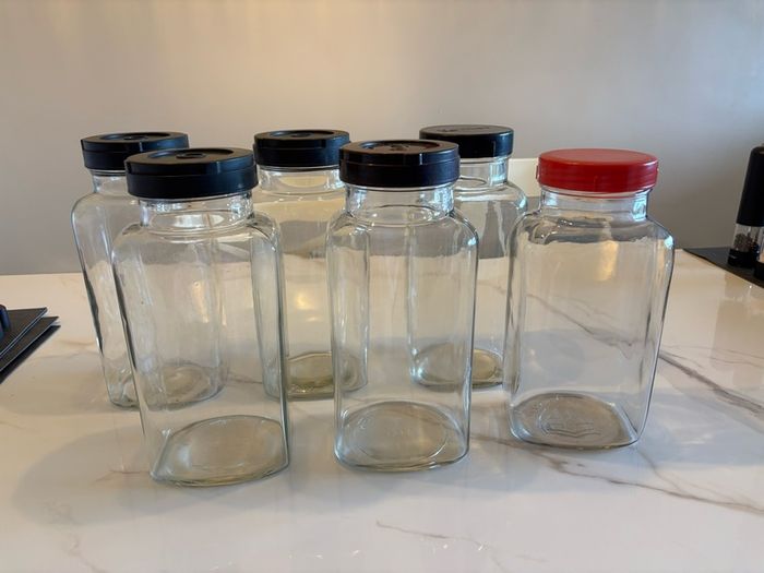 Vintage Glass Sweet Jars