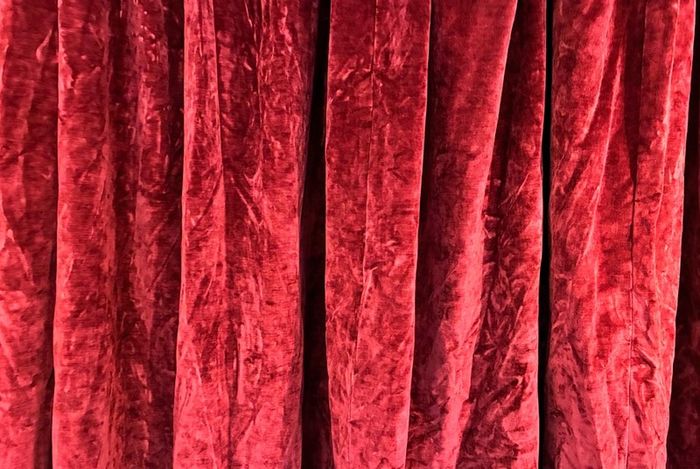 Red Velvet Curtains