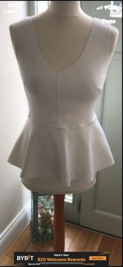 topshop  peplum size 10