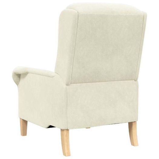Armchair Cream Velvet