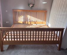 Oak superking bed frame