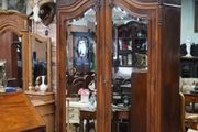 Antique French Rosewood Armoire / Linen Press