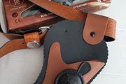 vintage new toy gun in box and holster